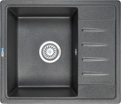 Кухонная мойка Granula Standart 5803, 580x500, кварц, Графит 5803, ГРАФИТ