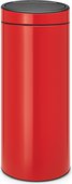 Мусорный бак Brabantia Touch Bin New, 30л, пламенно-красный 115189