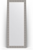 Зеркало Evoform Definite Floor 810x2010 пристенное напольное, в багетной раме 90мм, чеканка серебряная BY 6009
