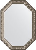 Зеркало Evoform Polygon 500x700 в багетной раме 56мм, виньетка состаренное серебро BY 7025