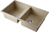 Кухонная мойка Omoikiri Tedori 86-2-CH Tetogranit, шампань 4993929