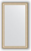 Зеркало Evoform Definite 650x1150 в багетной раме 60мм, золотые бусы на серебре BY 1087