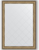 Зеркало Evoform Exclusive-G 1350x1900 с гравировкой, в багетной раме 109мм, виньетка античная бронза BY 4511