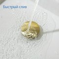 Сливной набор для раковины Aquatek, Push-open круг, без перелива, шлифованное золото AQ6003BG