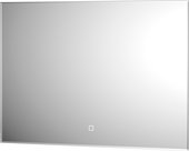Зеркало с фацетом Defesto Glow 70x50, LED подсветка, сенсорный выключатель, тёплый белый свет DF 2514SH