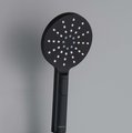 Ручной душ Aquatek Оберон Select 120, 3jet, чёрный матовый AQ2006MB