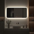 Зеркало с окантовкой Defesto Aura 120x60, LED подсветка, сенсорный выключатель, нейтральный белый свет DF 2968SH