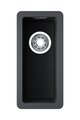 Кухонная мойка Omoikiri Kata 20-U-BL, Artgranit чёрный 4993375