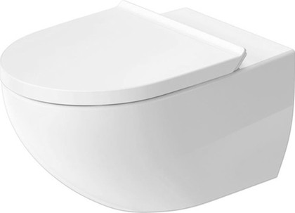 Унитаз подвесной Duravit Architec Rimless 57х36см, сиденье с микролифтом, Durafix 45726900A1