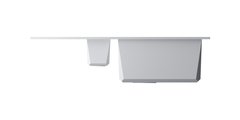 Кухонная мойка Omoikiri Sakaime 78-2-WH с крылом, Tetogranit, белый 4993128