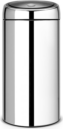 Мусорный бак Brabantia Touch Bin, 45л, полированная сталь 390821