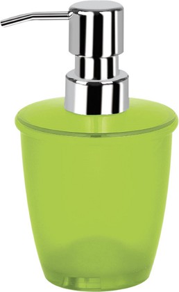 Дозатор для жидкого мыла Spirella Toronto настольный, пластик, зелёный 1010512