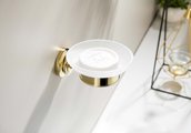 Мыльница Aquatek Классик настенная, полированное золото AQ4503PG