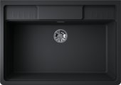 Кухонная мойка Omoikiri Kinokawa 90-GB, фронтальный монтаж, Artceramic, чёрный 4993855
