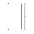 Зеркало с окантовкой Defesto Aura 60x120, LED подсветка, сенсорный выключатель, нейтральный белый свет DF 2968S