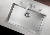 Кухонная мойка без крыла, нержавеющая сталь зеркальной полировки Blanco Claron 700-IF 517222