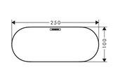 Крышка для корзины Hansgrohe WallStoris, матовый чёрный 27925670