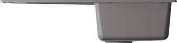 Кухонная мойка Omoikiri Hokori 79-PL с крылом, tetogranit, leningrad grey 4997180