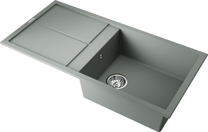 Кухонная мойка Omoikiri Sumi 100A-WG, с крылом, Artceramic, wind green 4997111