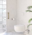 Поручень Сунержа прямой d28мм, 300, матовое золото 032-3012-0300