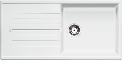 Кухонная мойка Blanco Zia XL 6S, с крылом, гранит, белый 517571