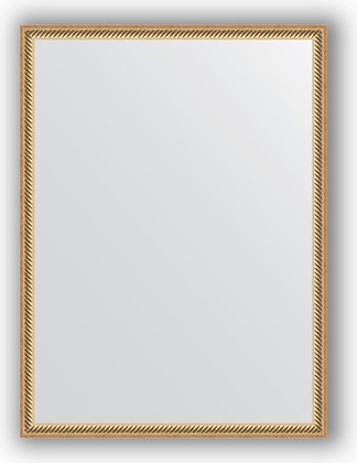 Зеркало Evoform Definite 580x780 в багетной раме 28мм, витое золото BY 0640