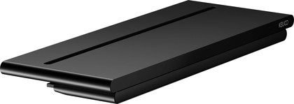 Полочка для душа Keuco Actis, 274x100, со встроенным стеклоочистителем, чёрный матовый 13559 370000