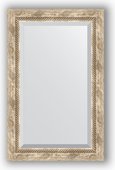 Зеркало Evoform Exclusive 530x830 с фацетом, в багетной раме 70мм, прованс с плетением BY 3407