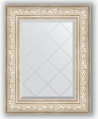 Зеркало Evoform Exclusive-G 600x780 с гравировкой, в багетной раме 109мм, виньетка серебро BY 4039