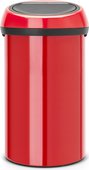 Мусорный бак Brabantia Touch Bin, 60л, красный 402487