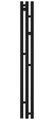 Полотенцесушитель электрический Сунержа Терция 3.0 1200х106 левый, матовый чёрный 31-5844-1211