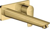 Смеситель для раковины Hansgrohe Talis E настенный, внешняя часть, полированное золото 71734990
