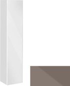 Высокий шкаф-пенал Keuco Royal Reflex, 1670x350, с корзиной для белья, петли справа, трюфель 34031 140002