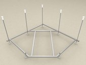 Сборный каркас для ванны Aquatek Ума (шпильки) KAR-0000023