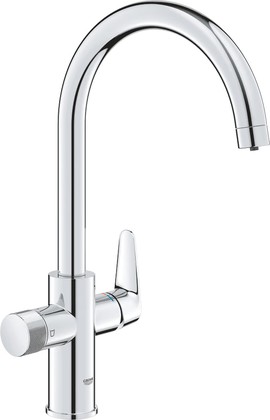 Смеситель для кухни Grohe Blue Pure BauCurve, подключение фильтра, хром 30580000