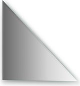 Зеркальная плитка Evoform Refractive с фацетом 10мм, треугольник 50х50см, серебро BY 1522