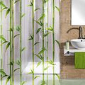 Шторка для ванной Kleine Wolke Bambu May green 180x200см, peva 5249625305