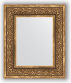 Зеркало Evoform Definite 490x590 в багетной раме 101мм, вензель бронзовый BY 3031