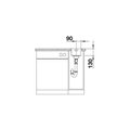 Кухонная мойка Blanco Andano 180-IF, отводная арматура, полированная сталь 522951