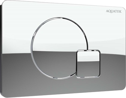 Панель смыва Aquatek клавиши круг/квадрат, 162x244, хром KDI-0000067