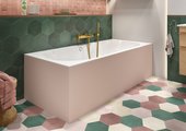 Ванна квариловая Villeroy & Boch Oberon 2.0 170x75см с ножками, слив/перелив, белая UBQ170OBR2DV-01