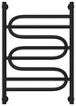 Полотенцесушитель водяной Сунержа Иллюзия+ 700x500, чёрный матовый 31-0210-7050