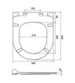 Крышка-сиденье для унитаза Aquatek Квадро AQ1515T-00, микролифт, быстросъёмное, белый AQ0515-00
