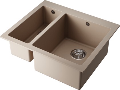 Кухонная мойка Omoikiri Bosen 59-2-SA, гранит, бежевый 4993151