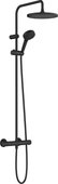 Душевая система Hansgrohe Vernis Blend Showerpipe 240 1jet EcoSmart с термостатом, матовый чёрный 26428670