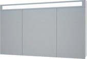 Зеркальный шкаф Dreja Uni 120, с LED-подсветкой, белый 99.9013