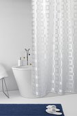 Штора для ванной Grund Dama, 180x200см, текстиль, белый 2197.98.032