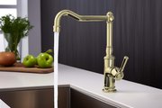 Смеситель для кухни Aquatek Классик, полированное золото AQ1580PG