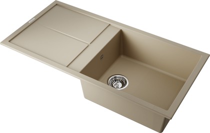 Кухонная мойка Omoikiri Sumi 100-CH с крылом, tetogranit, шампань 4993661