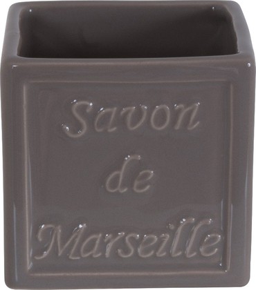 Стакан для зубных щёток Spirella Savon De Marseille серый 4006576